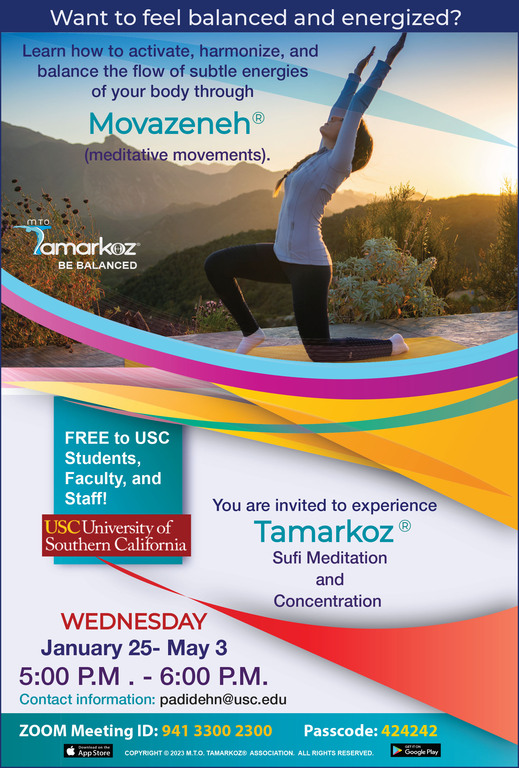 Weekly Tamarkoz®️ Course offered to USC Students & Staff